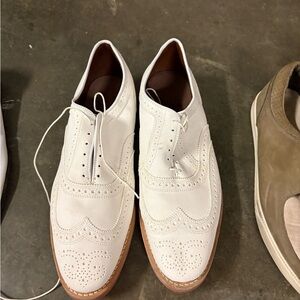 Allen Edmonds White Brogue Oxfords